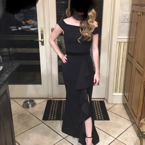 Lulus Mia Ruffled off the Shoulder Maxi Dress